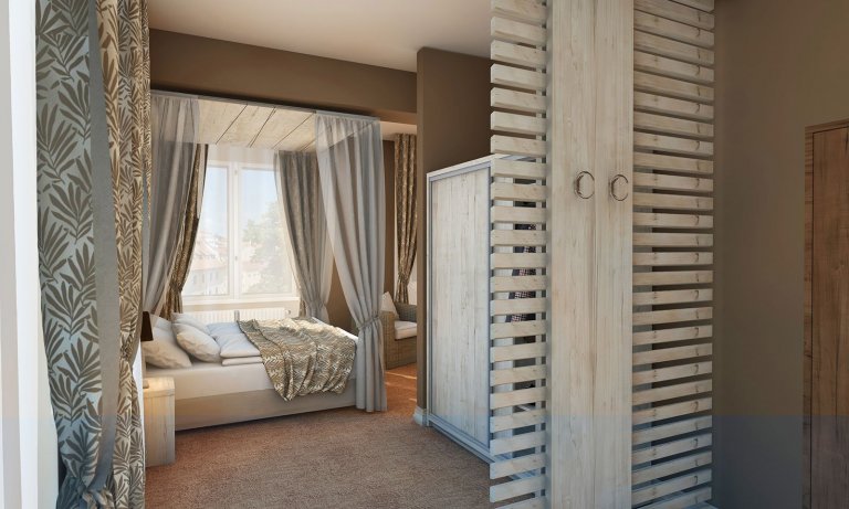 HOTEL KAMPA GARDEN POKOJE