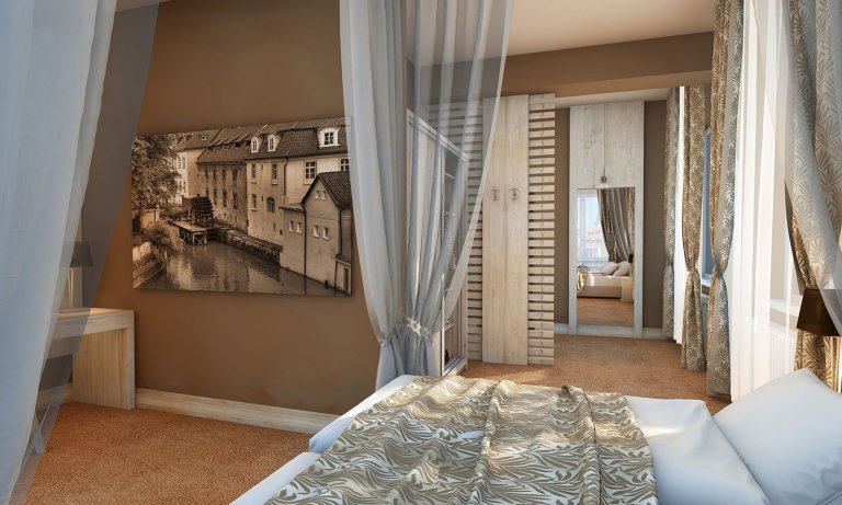 HOTEL KAMPA GARDEN POKOJE