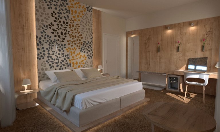 HOTEL KAMPA GARDEN POKOJE