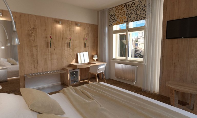 HOTEL KAMPA GARDEN POKOJE