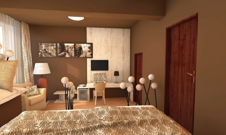 HOTEL KAMPA GARDEN POKOJE