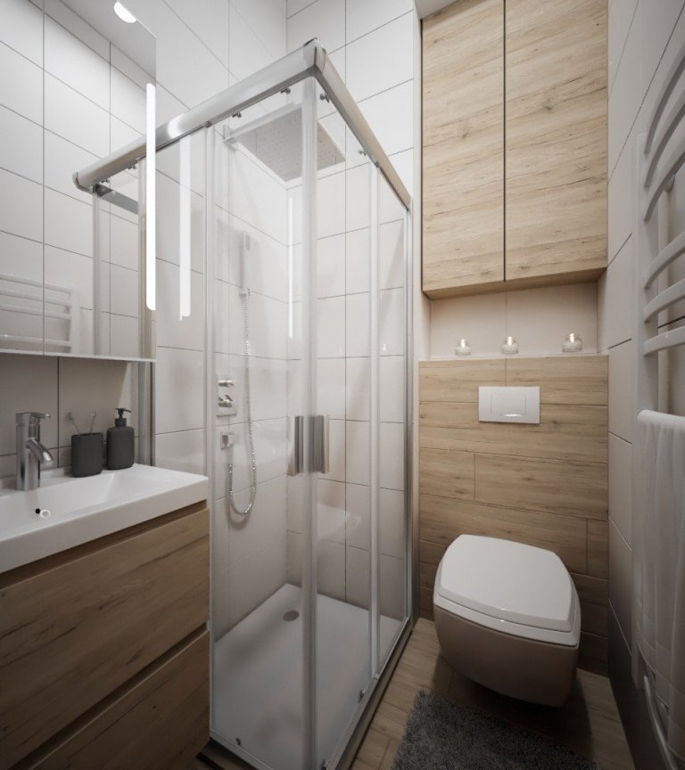 V boji s nedostatkem místa jsme se snažili důstojně a elegantně využít každý prostor bytu. A z malého prostoru jsme takto vykouzlili útulné a pohodlné bydlení.…