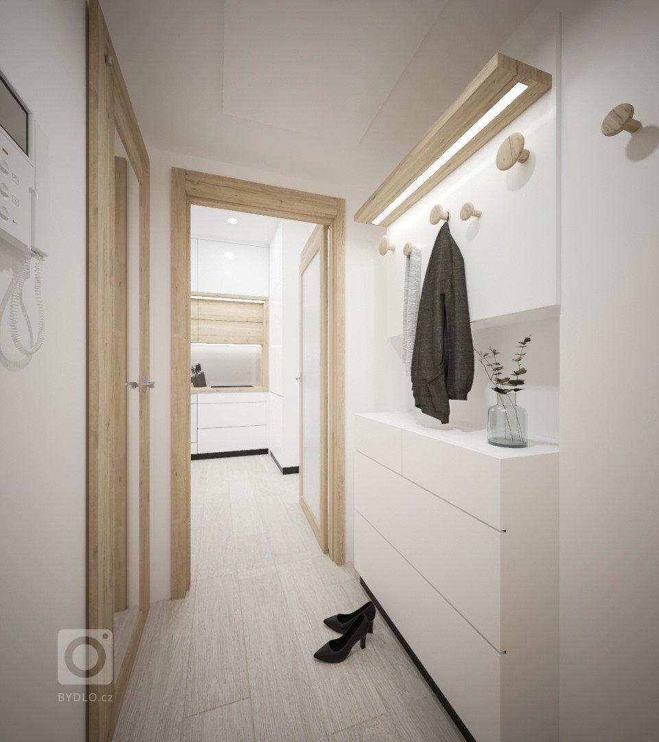 V boji s nedostatkem místa jsme se snažili důstojně a elegantně využít každý prostor bytu. A z malého prostoru jsme takto vykouzlili útulné a pohodlné bydlení.…