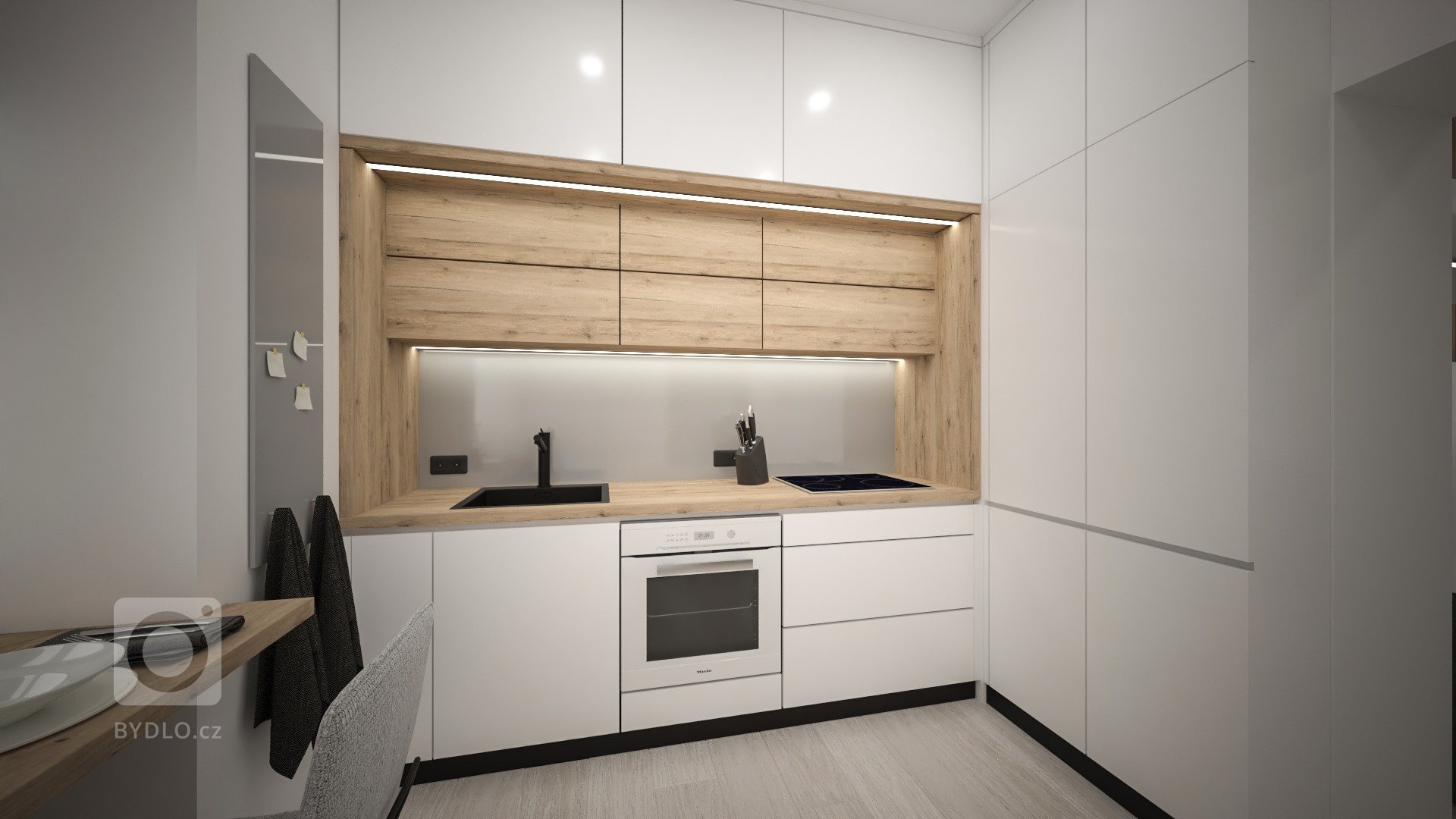 V boji s nedostatkem místa jsme se snažili důstojně a elegantně využít každý prostor bytu. A z malého prostoru jsme takto vykouzlili útulné a pohodlné bydlení.…