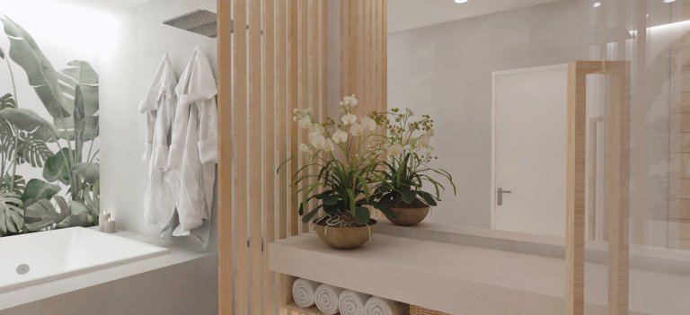 V rámci rekonstrukce rodinného domu jsme využili původní sklad k vytvoření harmonického a útulného prostoru pro odpočinek a relaxaci. Domácí wellness zahrnuje…