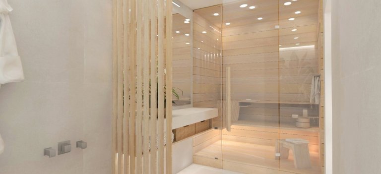 V rámci rekonstrukce rodinného domu jsme využili původní sklad k vytvoření harmonického a útulného prostoru pro odpočinek a relaxaci. Domácí wellness zahrnuje…