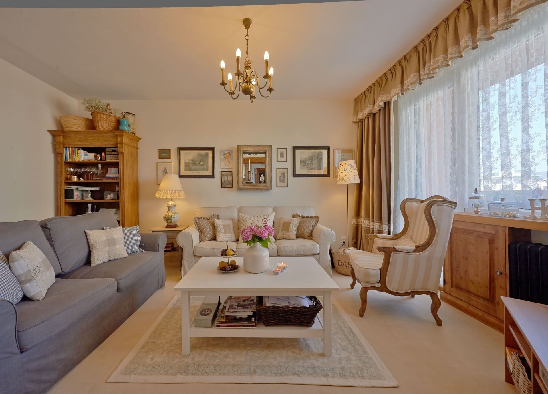 Byt ve venkovském stylu v panelovém domě