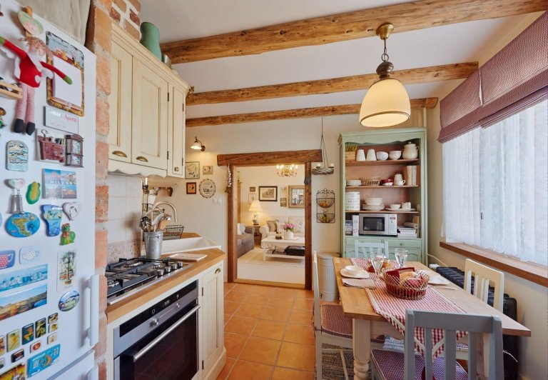 Byt ve venkovském stylu v panelovém domě