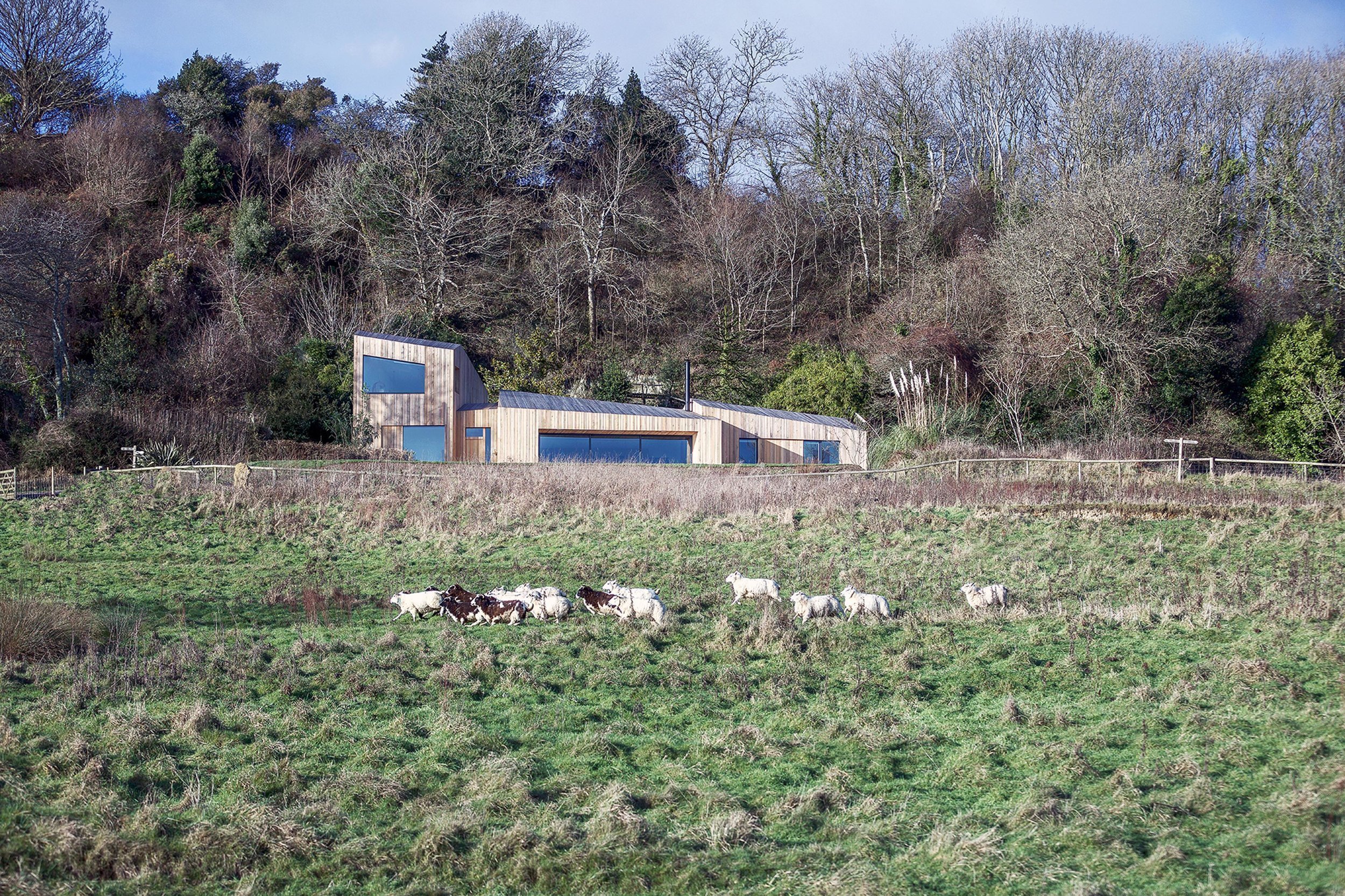 Dům chráněný proti sesuvům půdy