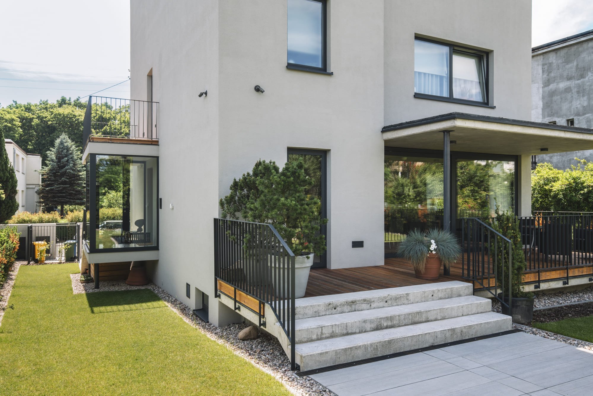 Dům ve stylu modernismu 20. let minulého století