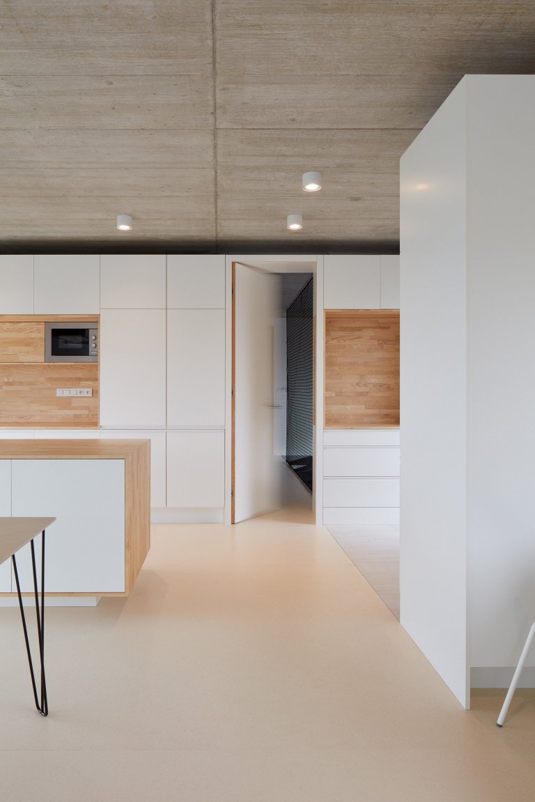 Dům ve svahu pro tři generace