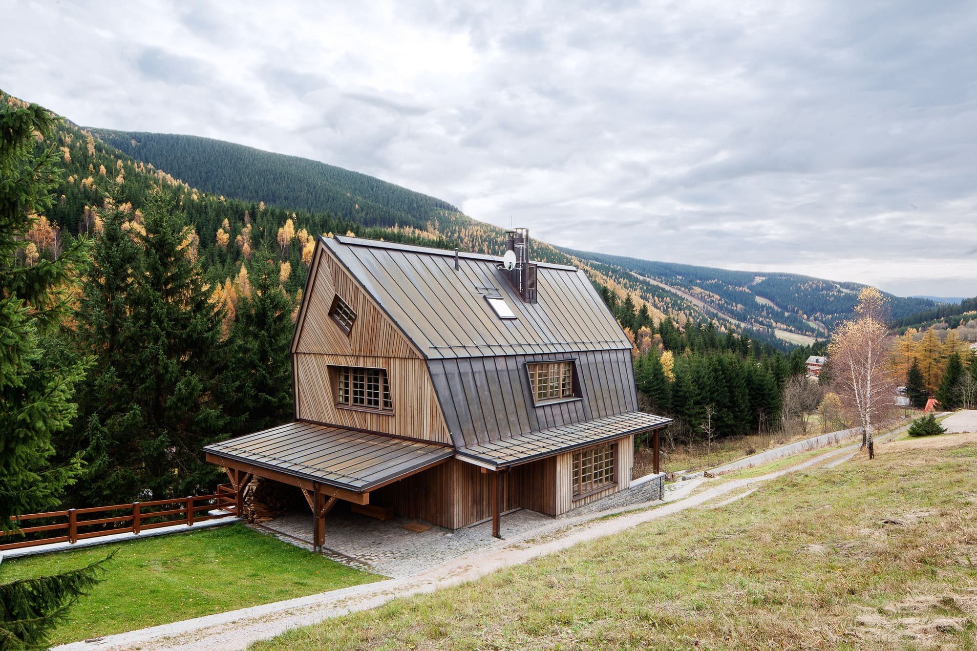 Horská chata jako odkaz tradiční krkonošské architektury