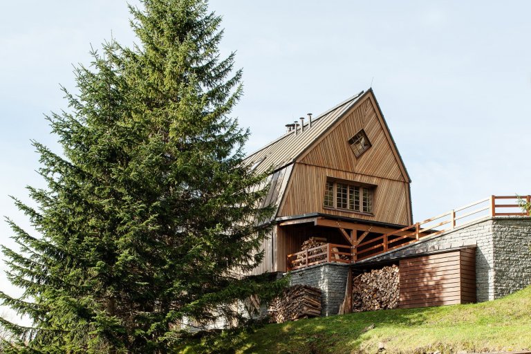 Horská chata jako odkaz tradiční krkonošské architektury