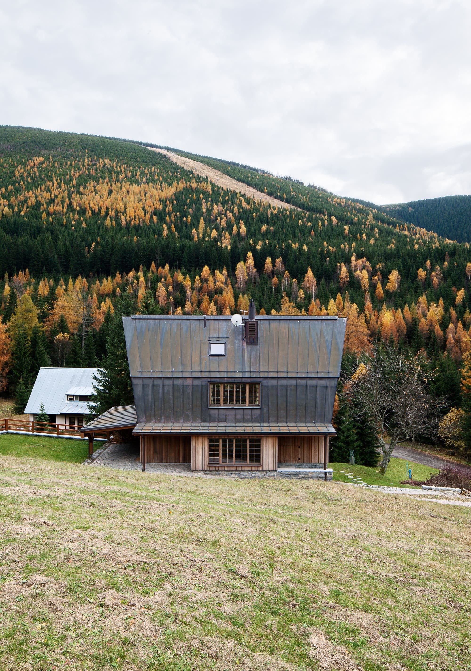 Horská chata jako odkaz tradiční krkonošské architektury