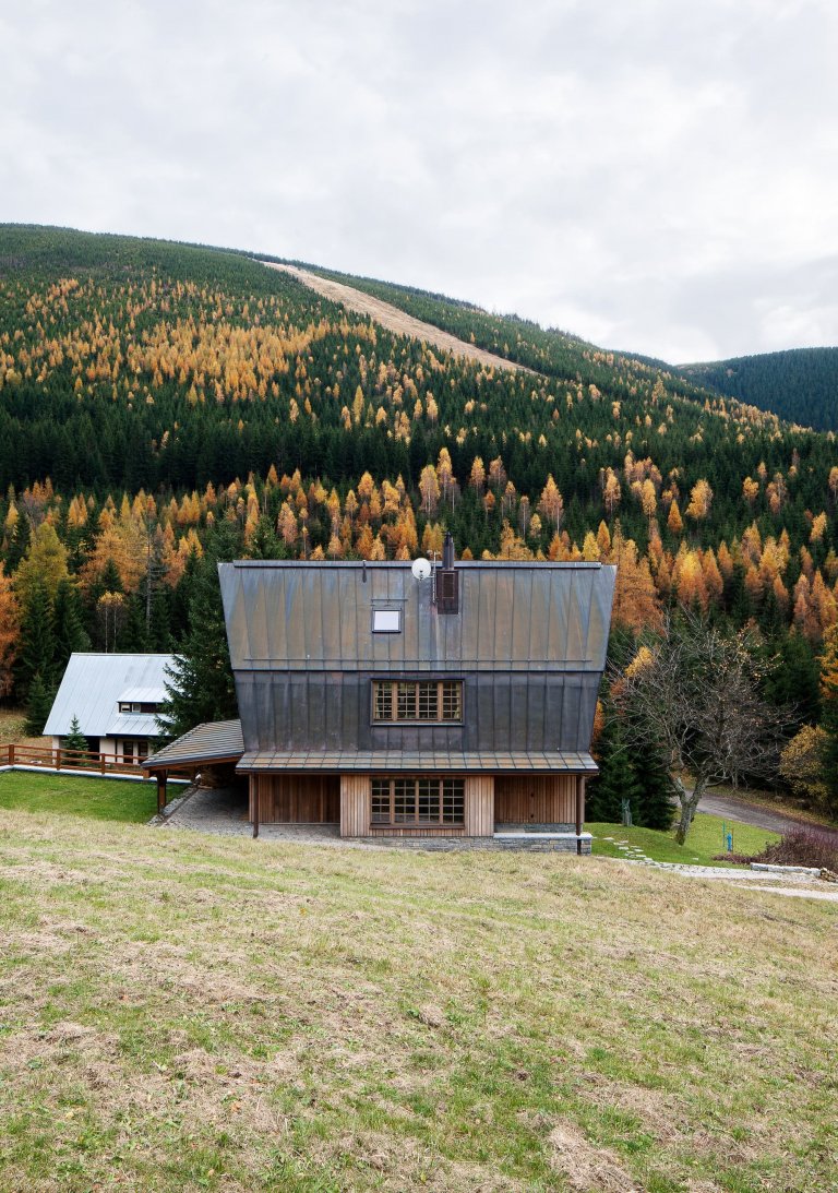 Horská chata jako odkaz tradiční krkonošské architektury