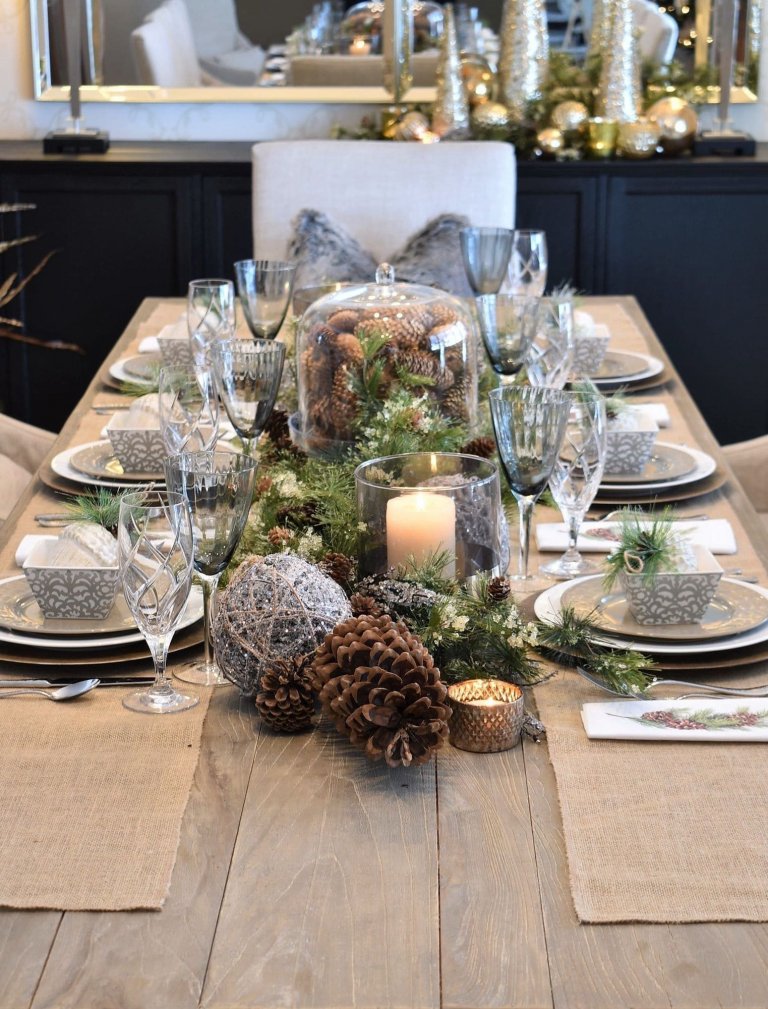 Inspirace pro kouzelné vánoční stolování