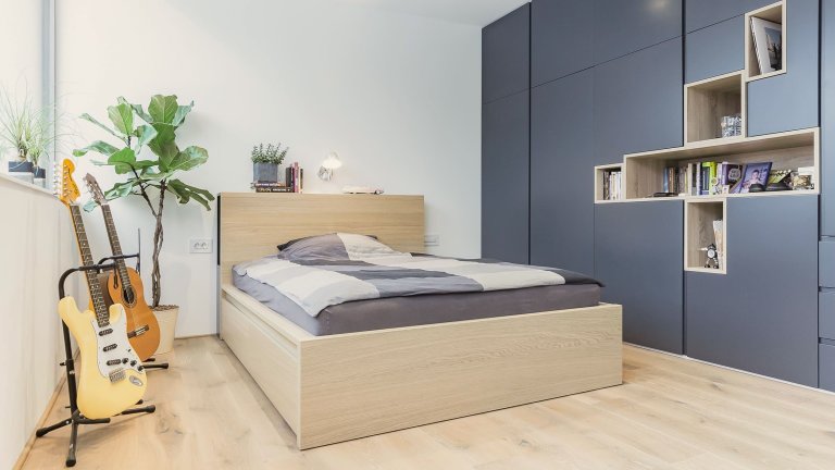 Interiér prostorného rodinného domu v Lublani