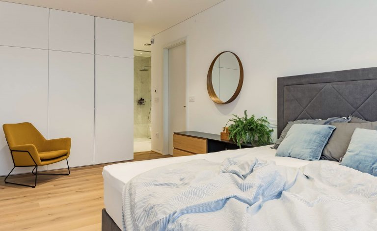 Interiér prostorného rodinného domu v Lublani