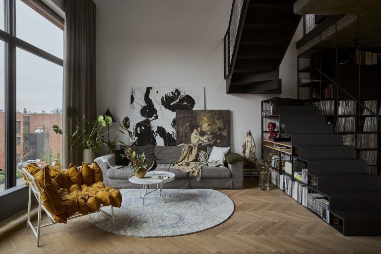 Jedinečný loft surového vzhledu