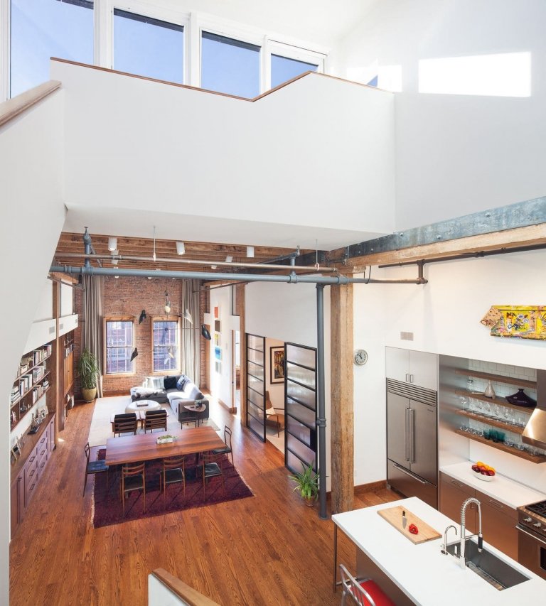 Loft s atmosférou Brooklynu