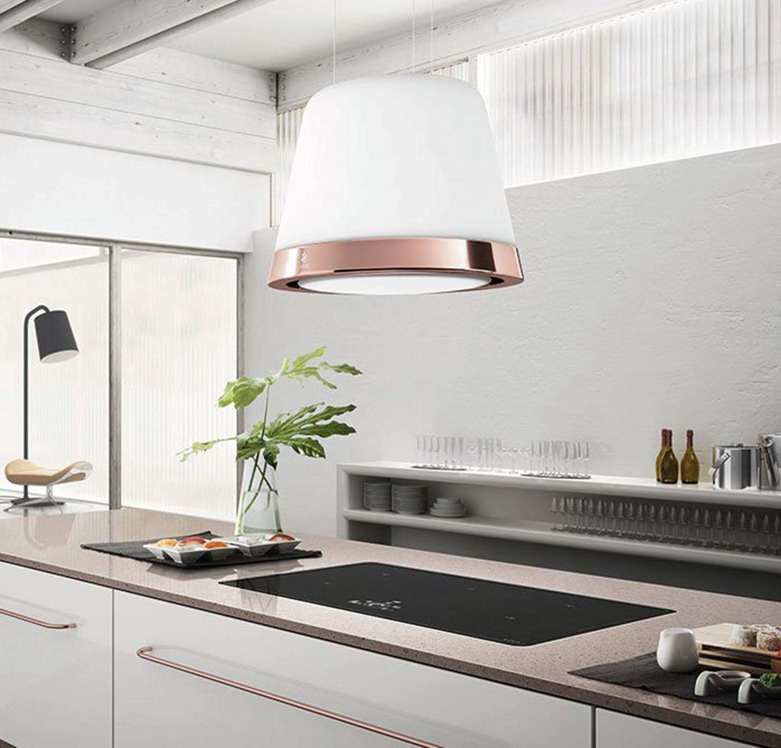 Inteligentní digestoře jako nádherné lustry