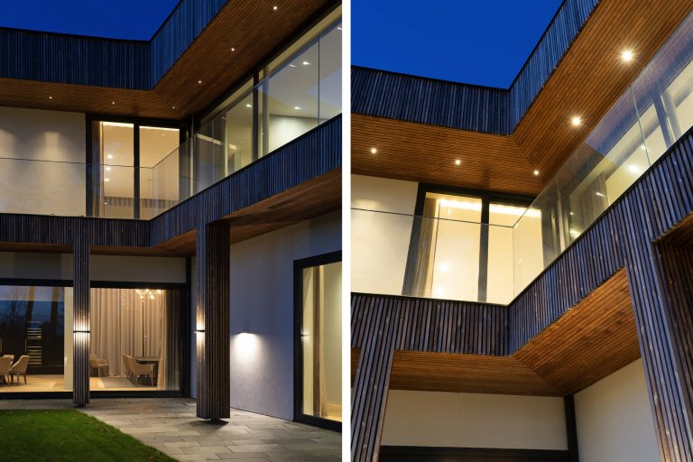 Minimalistická vila s bazénem