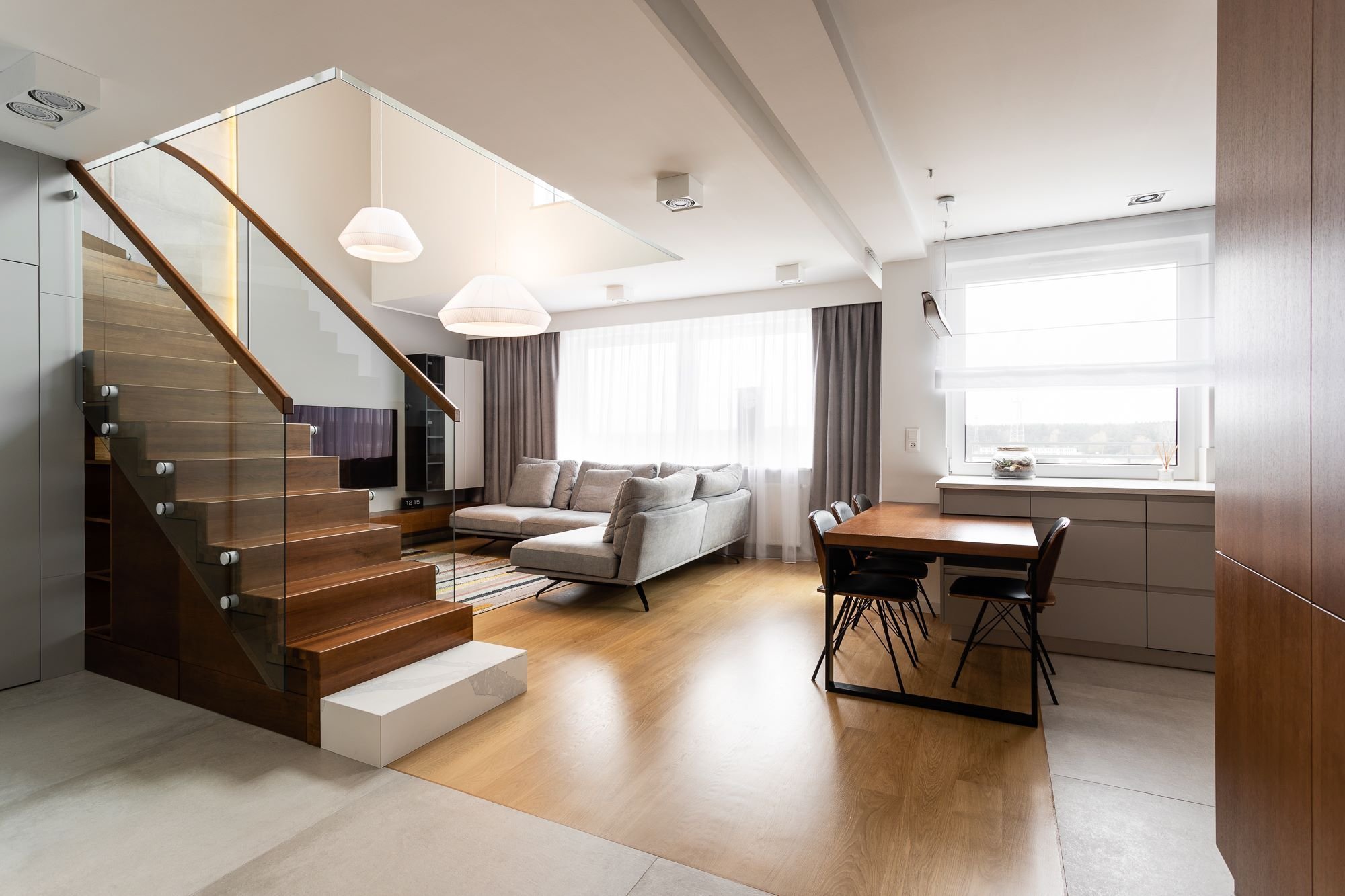 Moderní interiér říznutý retro