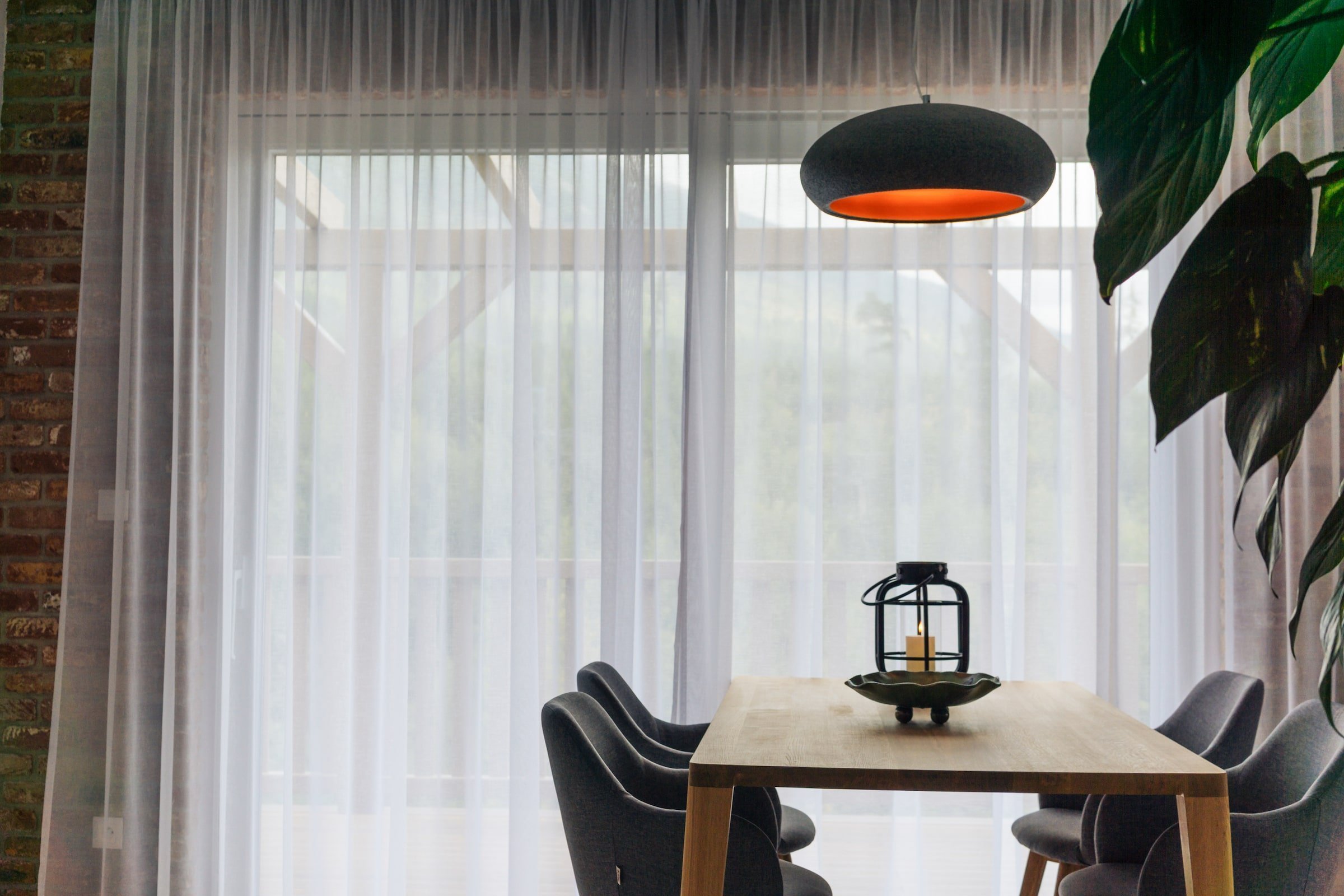 Moderní interiér s výhledem na Tatry