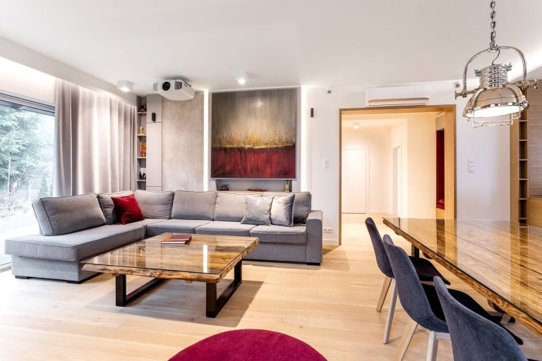 Moderní interiér v retro stylu