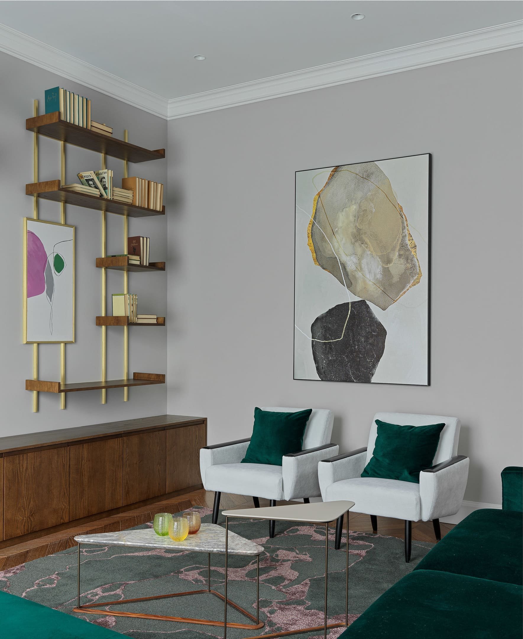 Moderní interiér ve stylu fusion