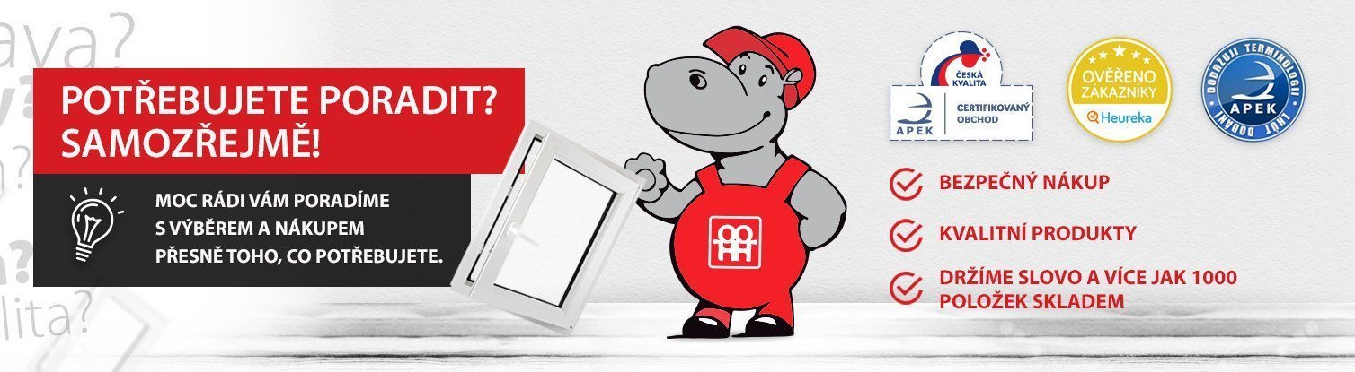 Eshop OKNA HNED nabízí velký výběr plastových oken standardních rozměrů skladem ihned k dodání.