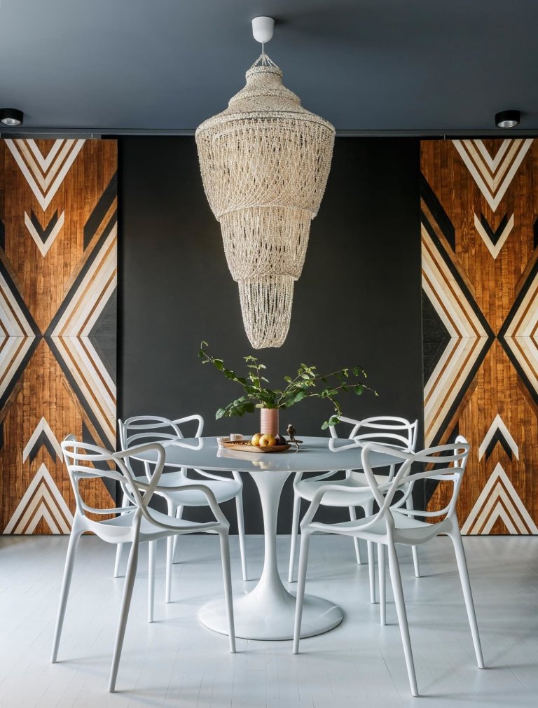 Okouzlující interiér v boho, glamour a botanical stylu