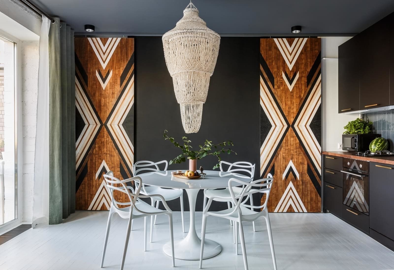 Okouzlující interiér v boho, glamour a botanical stylu
