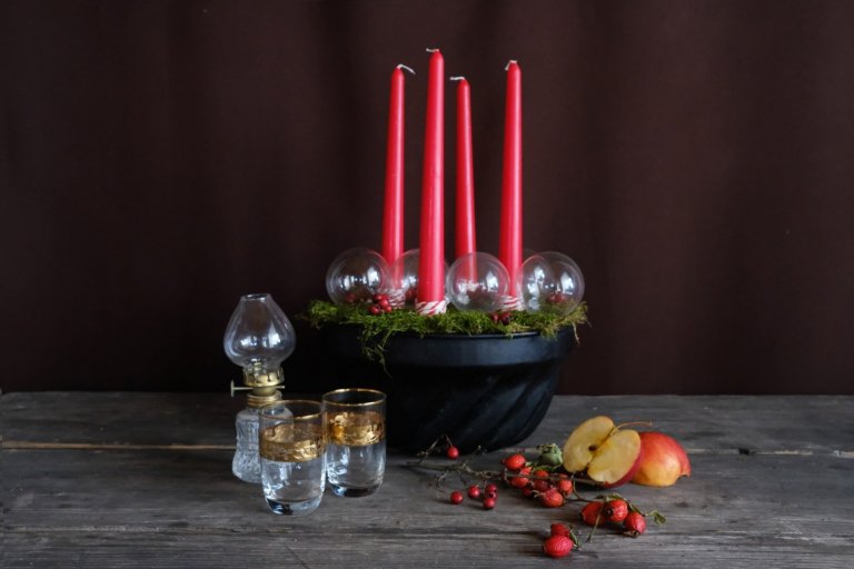 Originální adventní věnce