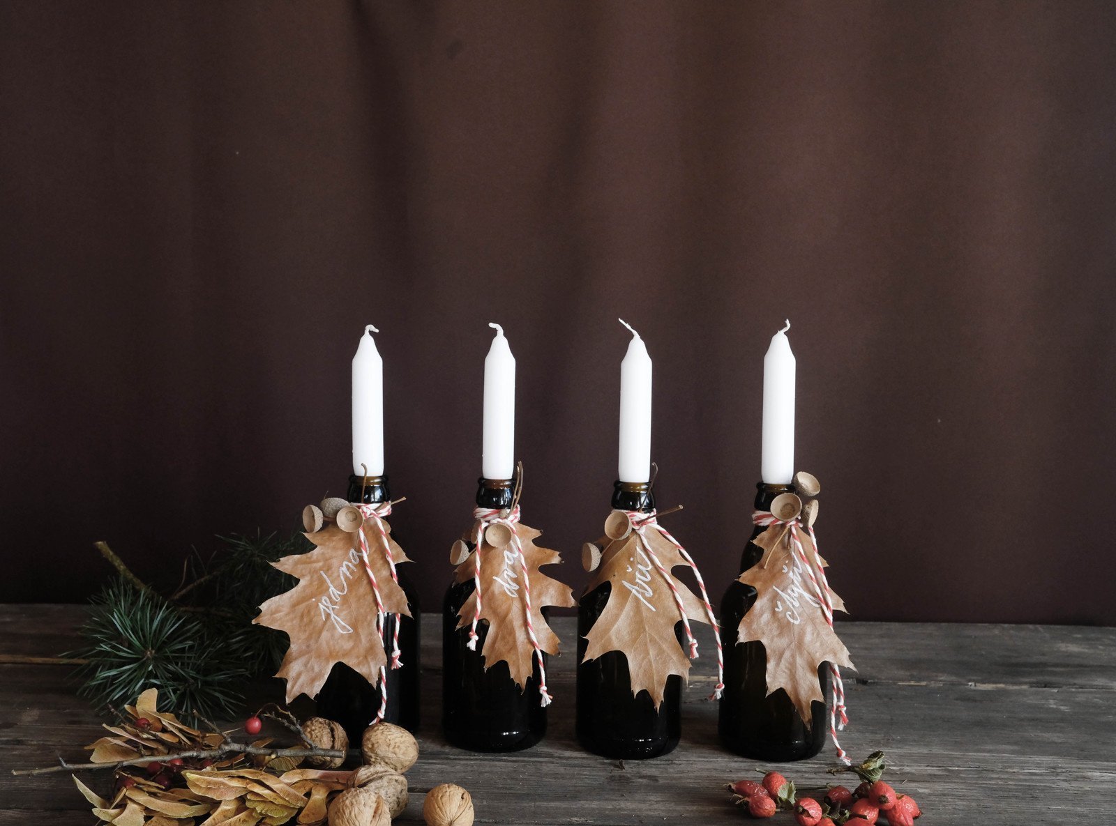 Originální adventní věnce