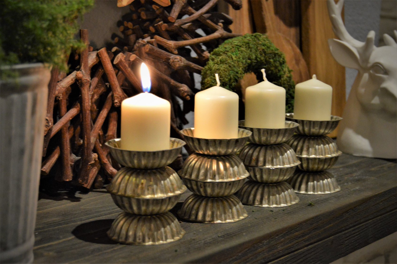 Originální adventní věnce