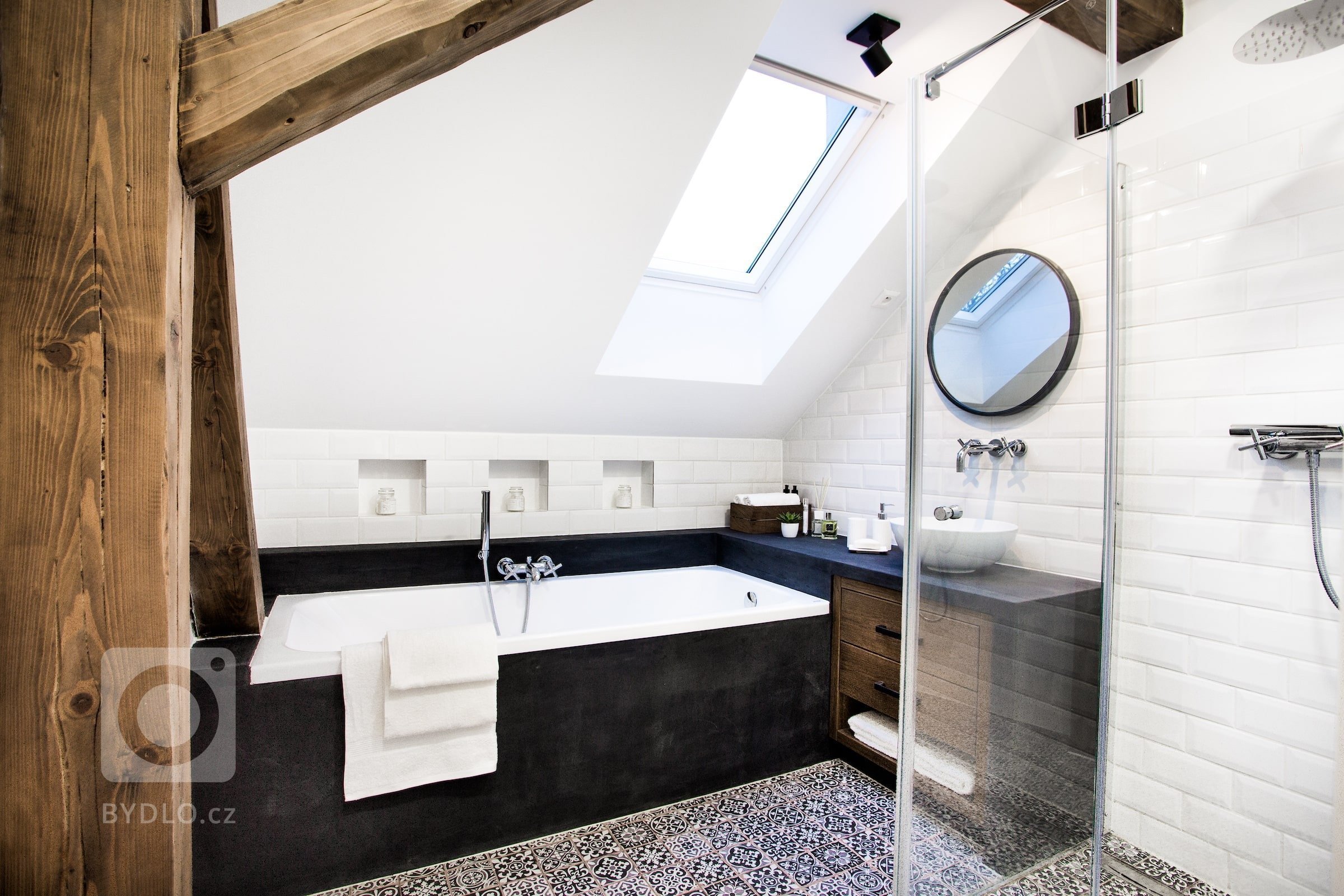 Podkrovní byt cestovatelů (mladé rodiny) v podhůří Beskyd