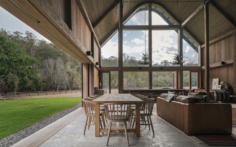 Povedená rekonstrukce stodoly v Brisbane