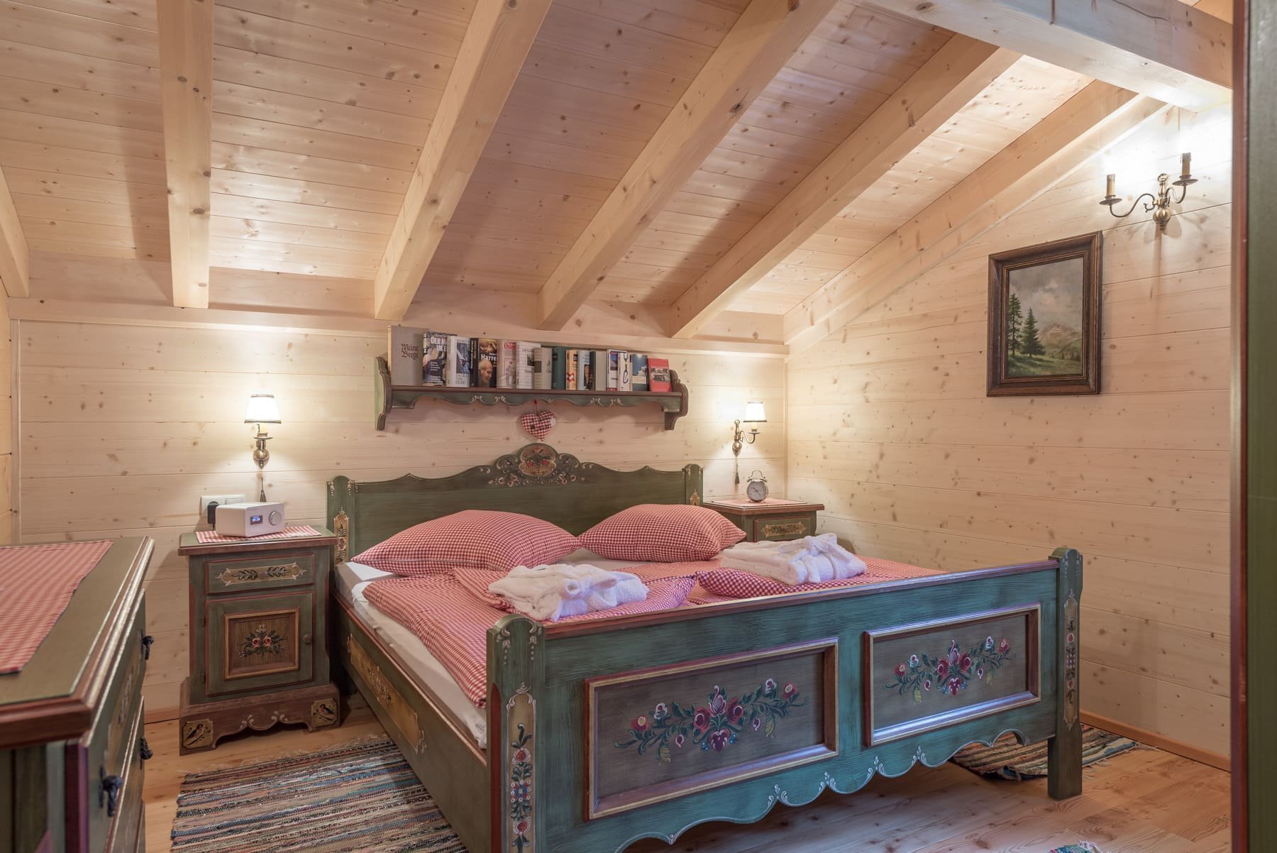 Tradiční alpská roubenka s moderní tváří