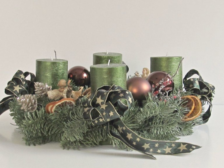 Trendy adventních věnců pro rok 2018