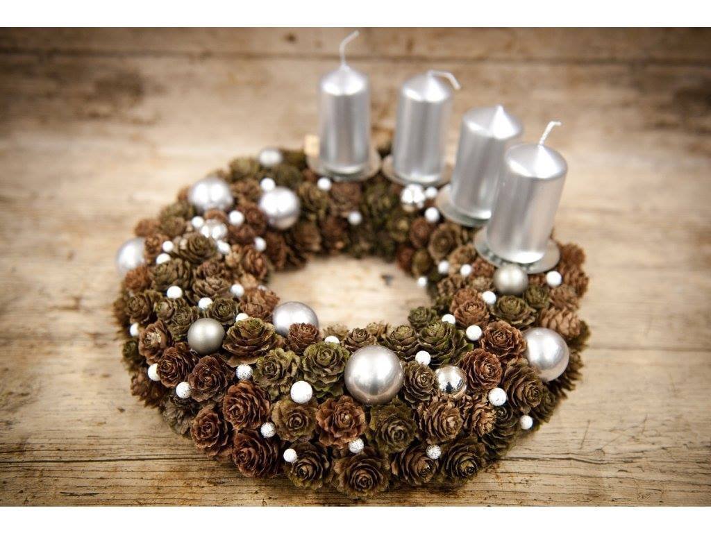 Trendy adventních věnců pro rok 2018