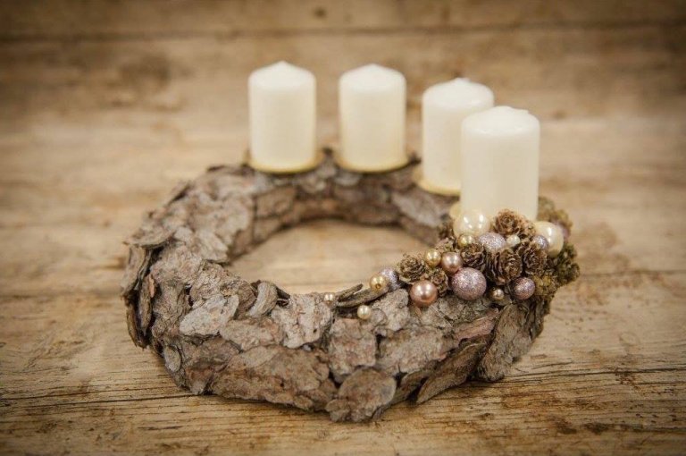 Trendy adventních věnců pro rok 2018