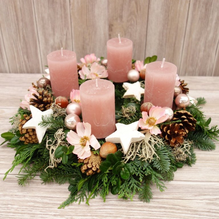 Trendy adventních věnců pro rok 2018