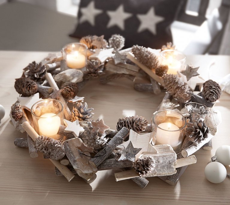 Trendy adventních věnců pro rok 2018