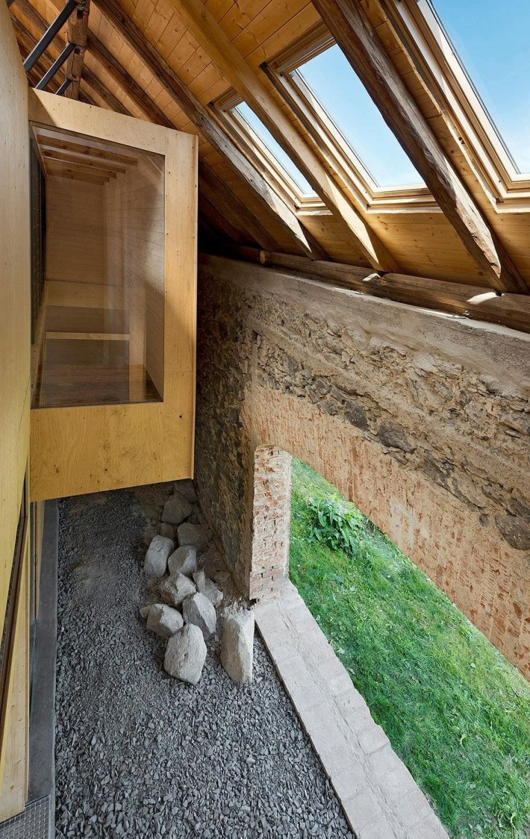 Unikátní přestavba venkovské stodoly