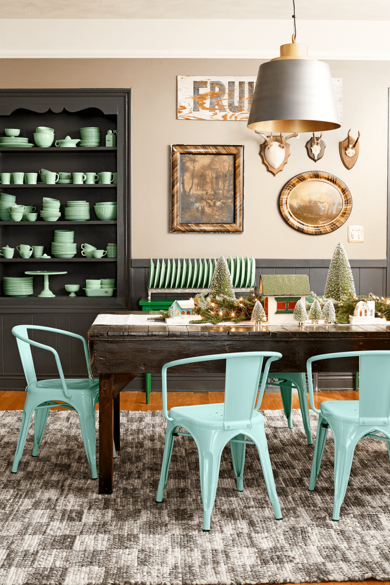 Vánoční prostírání stolu