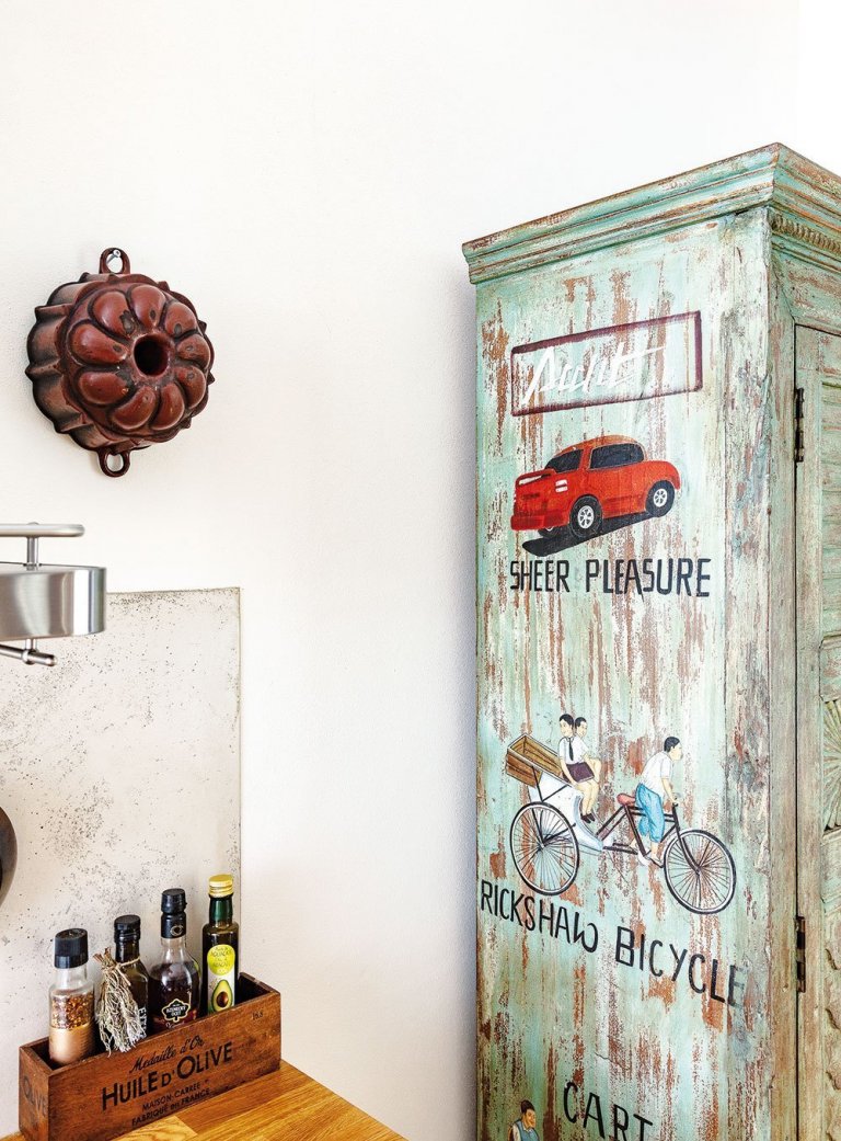 Venkov i exotika v pražském činžovním domě