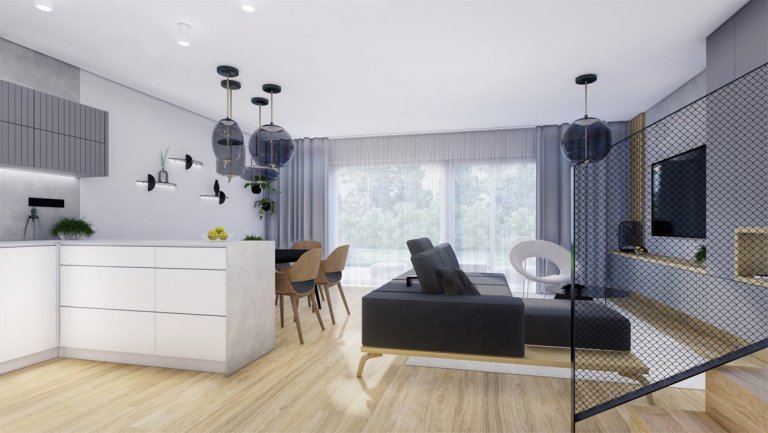 Projekt Irkutské zahrady vznikl jako ukázkový byt pro klienty, kteří hledají moderní a&nbsp;vkusný design. Střídmý styl bytu je oživený originálními prvky,…