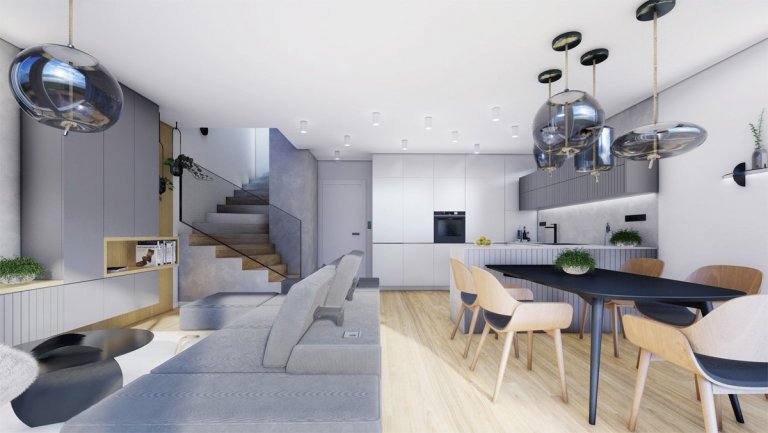 Projekt Irkutské zahrady vznikl jako ukázkový byt pro klienty, kteří hledají moderní a&nbsp;vkusný design. Střídmý styl bytu je oživený originálními prvky,…