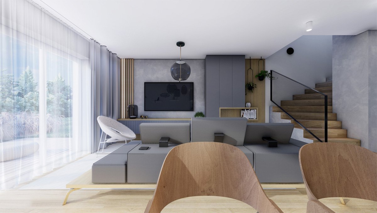 Projekt Irkutské zahrady vznikl jako ukázkový byt pro klienty, kteří hledají moderní a&nbsp;vkusný design. Střídmý styl bytu je oživený originálními prvky,…